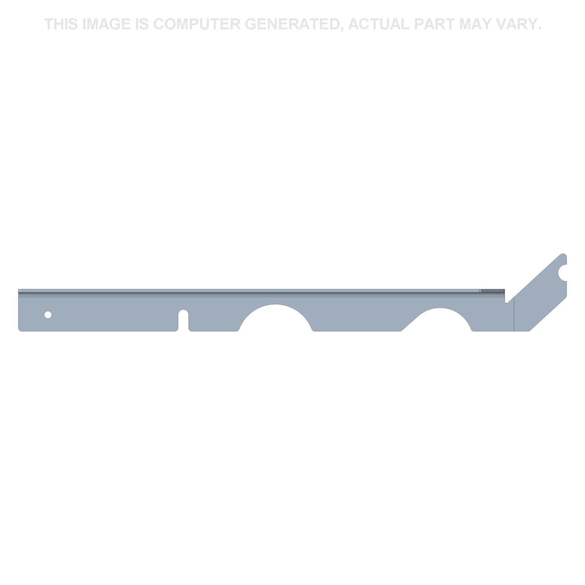 47363956 - OEM ANGLE HOOD STOP GRAY LEFT HAND - CASE CONSTRUCTION