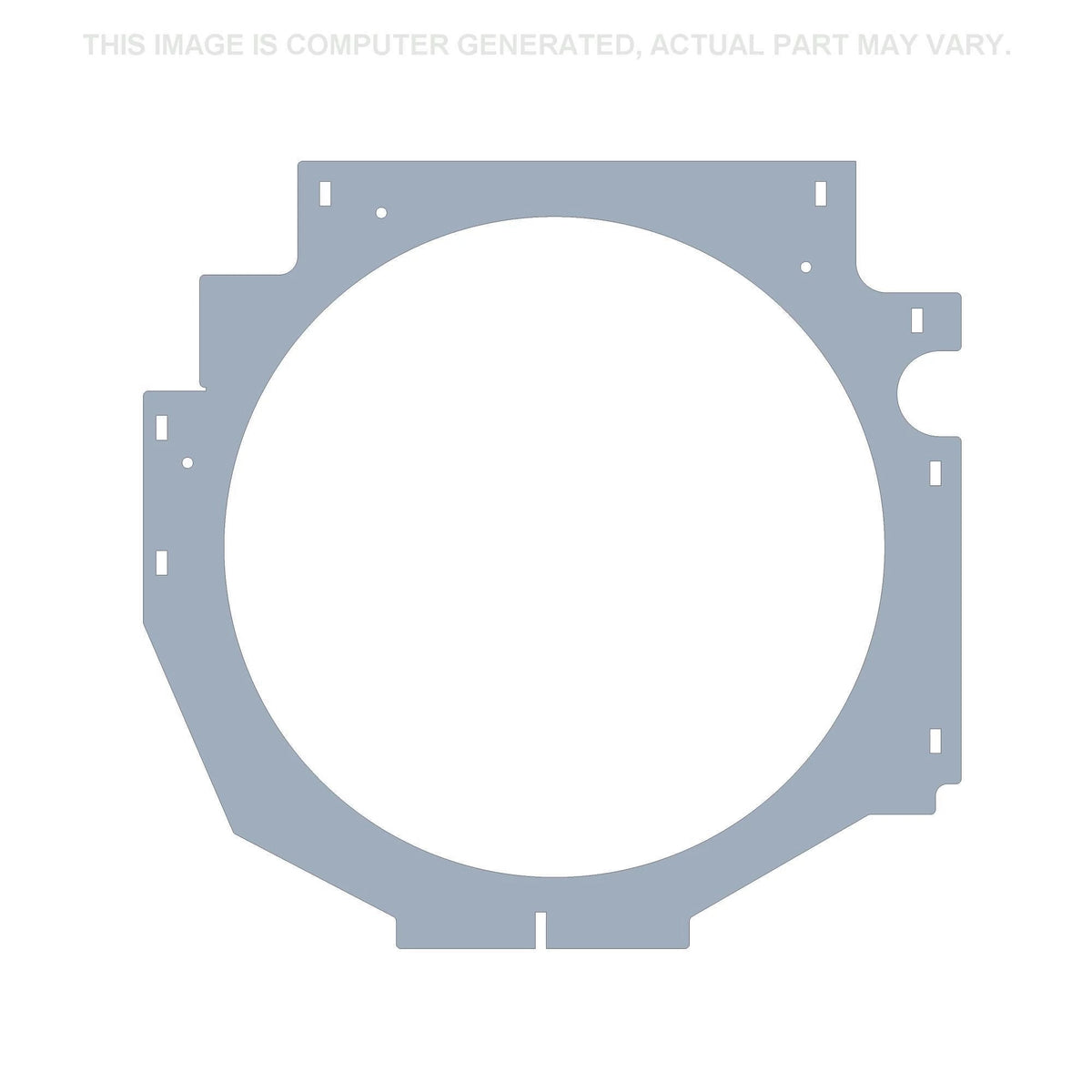 47378982 - OEM PLATE SHROUD FAN FRONT GRAY - CASE CONSTRUCTION