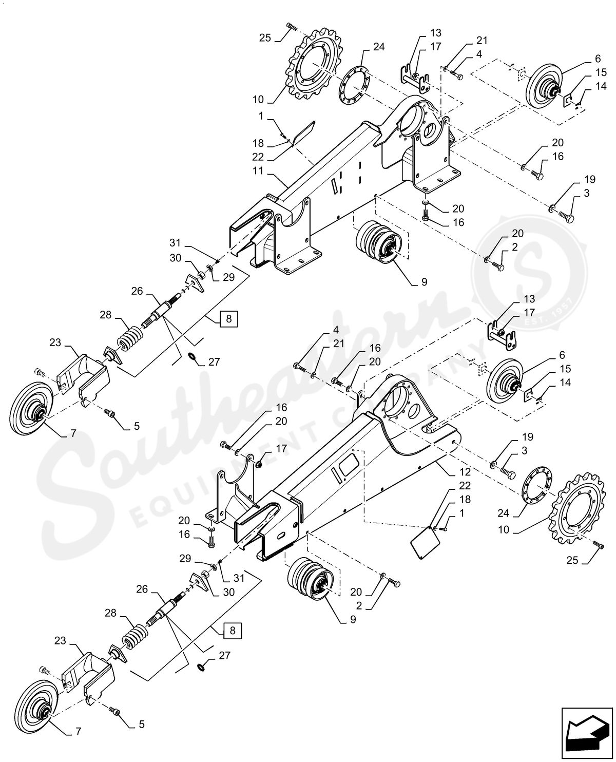 47378988 - OEM IDLER - CASE CONSTRUCTION