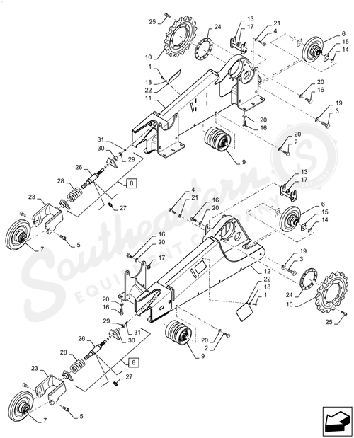 47378988 - OEM IDLER - CASE CONSTRUCTION