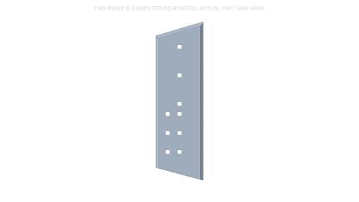 47406508 - OEM CUTTING EDGE OUTER LEFT-HAND 850 MM L X 254 MM W X 20 MM THK - CASE CONSTRUCTION