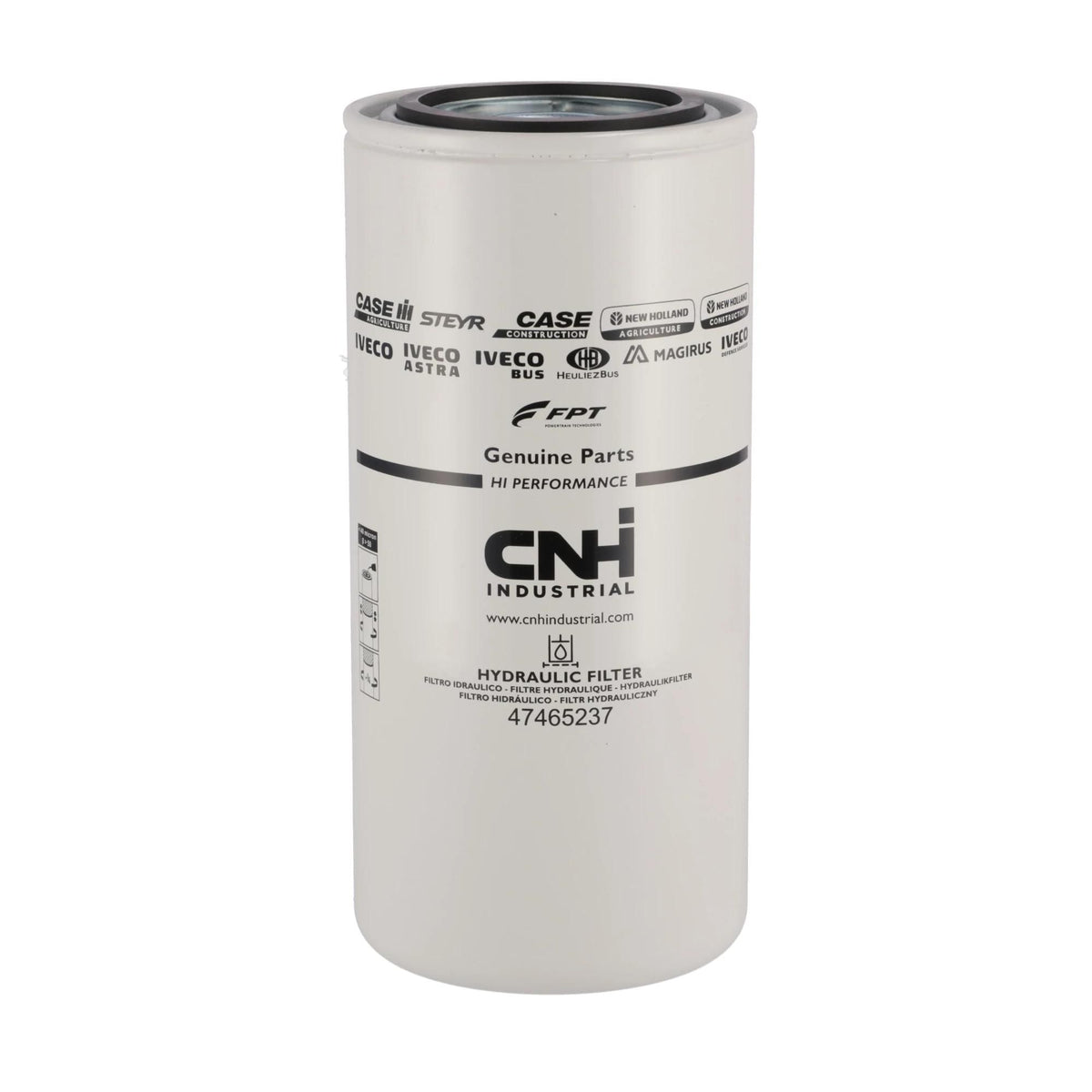 47465237 - OEM HYDRAULIC OIL FILTER SPIN-ON 97.5MM OD X 210MML - CASE CONSTRUCTION