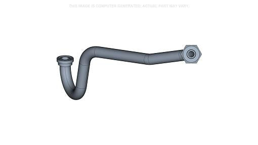 47504084 - OEM HYDROSTATIC MOTOR TUBE - CASE CONSTRUCTION