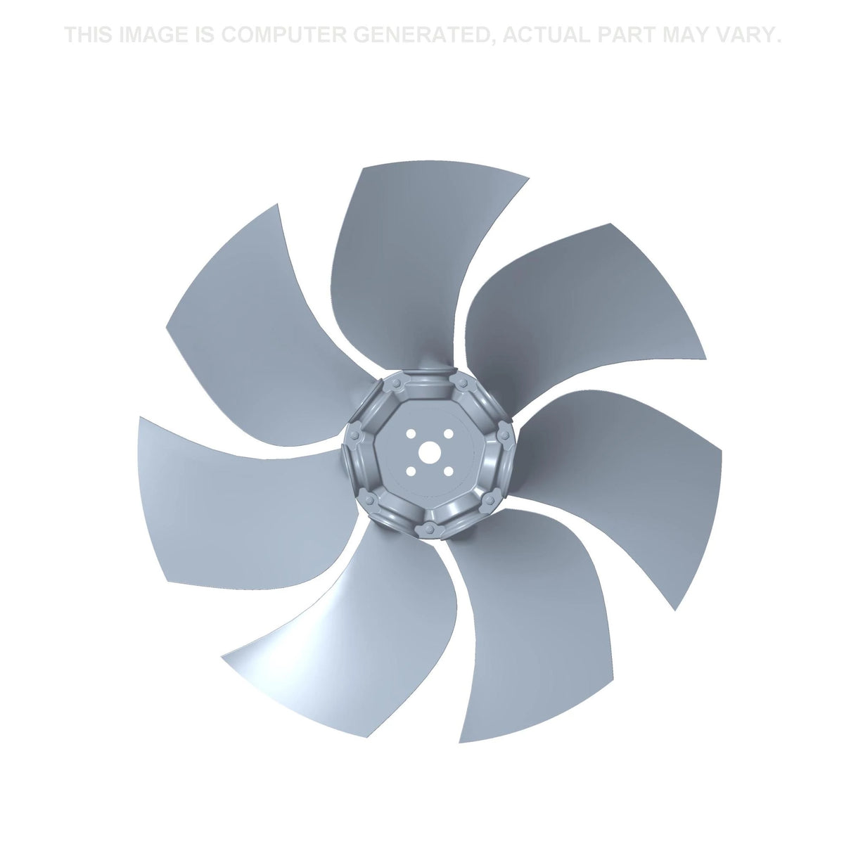 47538040 - OEM 7-BLADE RADIATOR FAN PUSHER 660 MM OD - CASE CONSTRUCTION