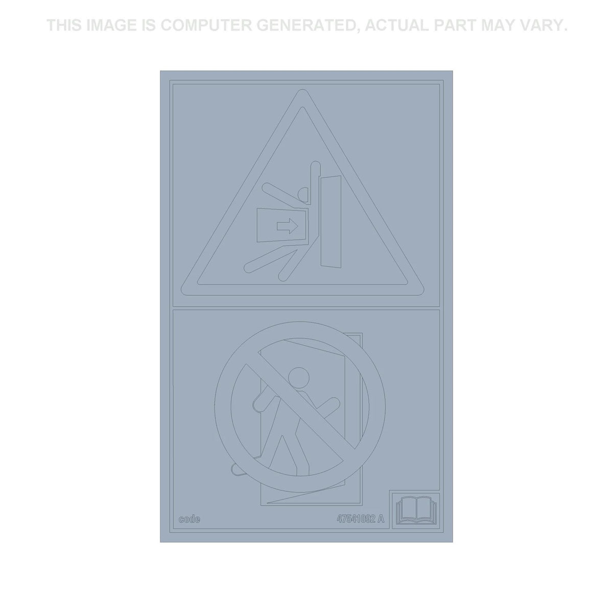 47541092 - OEM DECAL - CASE CONSTRUCTION