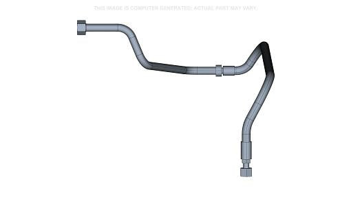47553116 - OEM HYDRAULIC PUMP OUTLET TUBE TO OIL RESERVOIR - CASE CONSTRUCTION