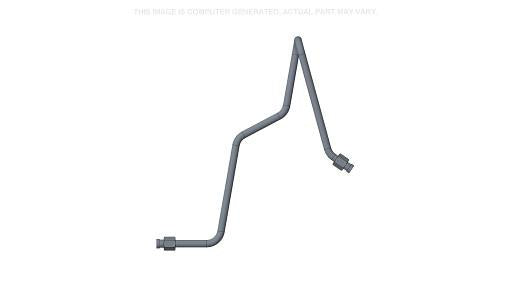 47560321 - OEM BUCKET HYDRAULIC TUBE 15.9 MM OD X 1062.8 MM L - CASE CONSTRUCTION