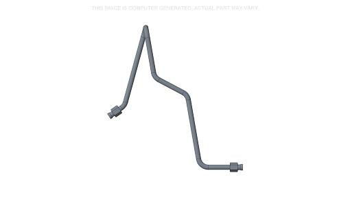 47560321 - OEM BUCKET HYDRAULIC TUBE 15.9 MM OD X 1062.8 MM L - CASE CONSTRUCTION