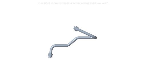 47560352 - OEM HIGH-FLOW AUXILIARY HYDRAULIC TUBE LEFT-HAND TOWER MALE RUN - CASE CONSTRUCTION