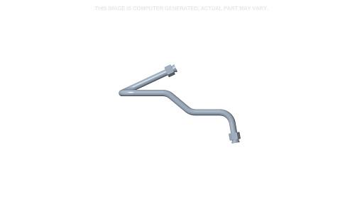 47560352 - OEM HIGH-FLOW AUXILIARY HYDRAULIC TUBE LEFT-HAND TOWER MALE RUN - CASE CONSTRUCTION