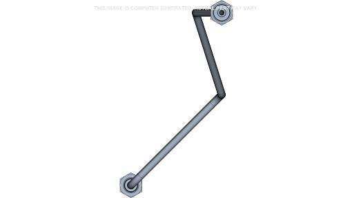 47579405 - OEM LEFT-HAND BRAKE LINE TUBE - CASE CONSTRUCTION