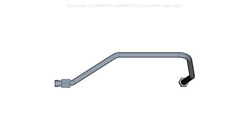 47609487 - OEM LOADER HYDRAULIC LINE TUBE LIFT PORT B - CASE CONSTRUCTION