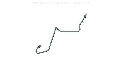 47609535 - OEM LOADER HYDRAULIC LINE TUBE TILT PORT B - CASE CONSTRUCTION