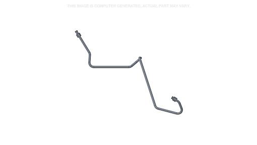 47609535 - OEM LOADER HYDRAULIC LINE TUBE TILT PORT B - CASE CONSTRUCTION