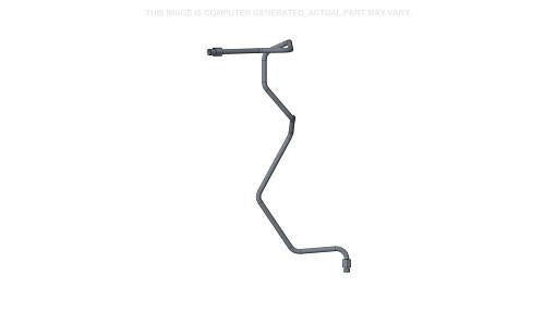 47609556 - OEM LOADER HYDRAULIC LINE TUBE 4N1 PORT B - CASE CONSTRUCTION