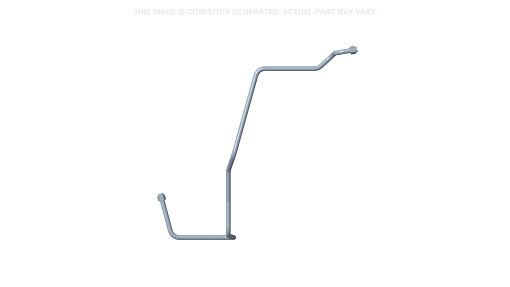 47612536 - OEM HIGH-FLOW LOADER VALVE TUBE TO LIFT ARM 25.4 MM OD X 2598 MM L - CASE CONSTRUCTION