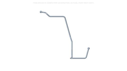 47612536 - OEM HIGH-FLOW LOADER VALVE TUBE TO LIFT ARM 25.4 MM OD X 2598 MM L - CASE CONSTRUCTION