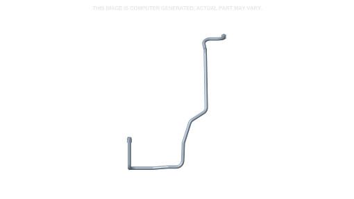 47612536 - OEM HIGH-FLOW LOADER VALVE TUBE TO LIFT ARM 25.4 MM OD X 2598 MM L - CASE CONSTRUCTION
