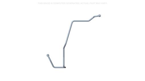 47612538 - OEM HIGH-FLOW LOADER VALVE TUBE TO LIFT ARM 25.4 MM OD X 2575.1 MM L - CASE CONSTRUCTION