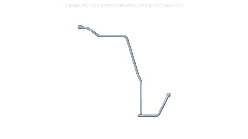 47612538 - OEM HIGH-FLOW LOADER VALVE TUBE TO LIFT ARM 25.4 MM OD X 2575.1 MM L - CASE CONSTRUCTION
