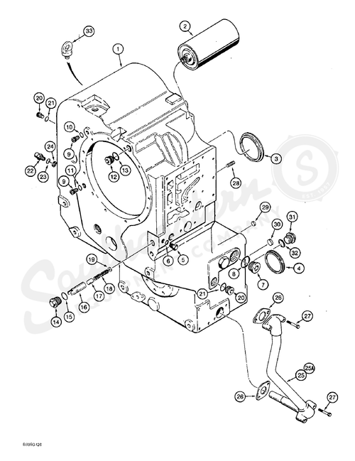47698894 - OEM HYDRAULIC OIL FILTER - CASE CONSTRUCTION