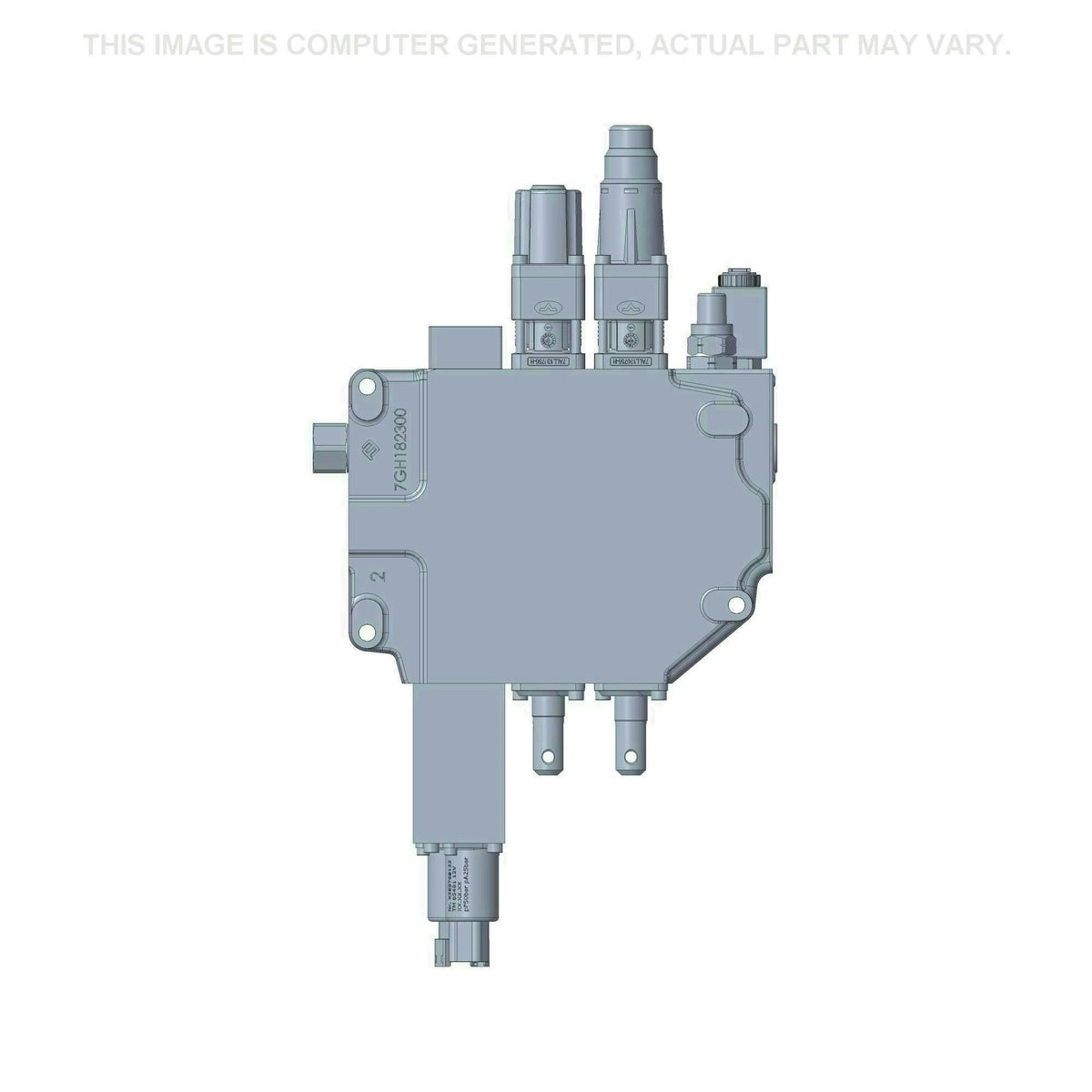 47735214 - OEM AUXILIARY HYDRAULIC FOOT CONTROL VALVE - CASE CONSTRUCTION