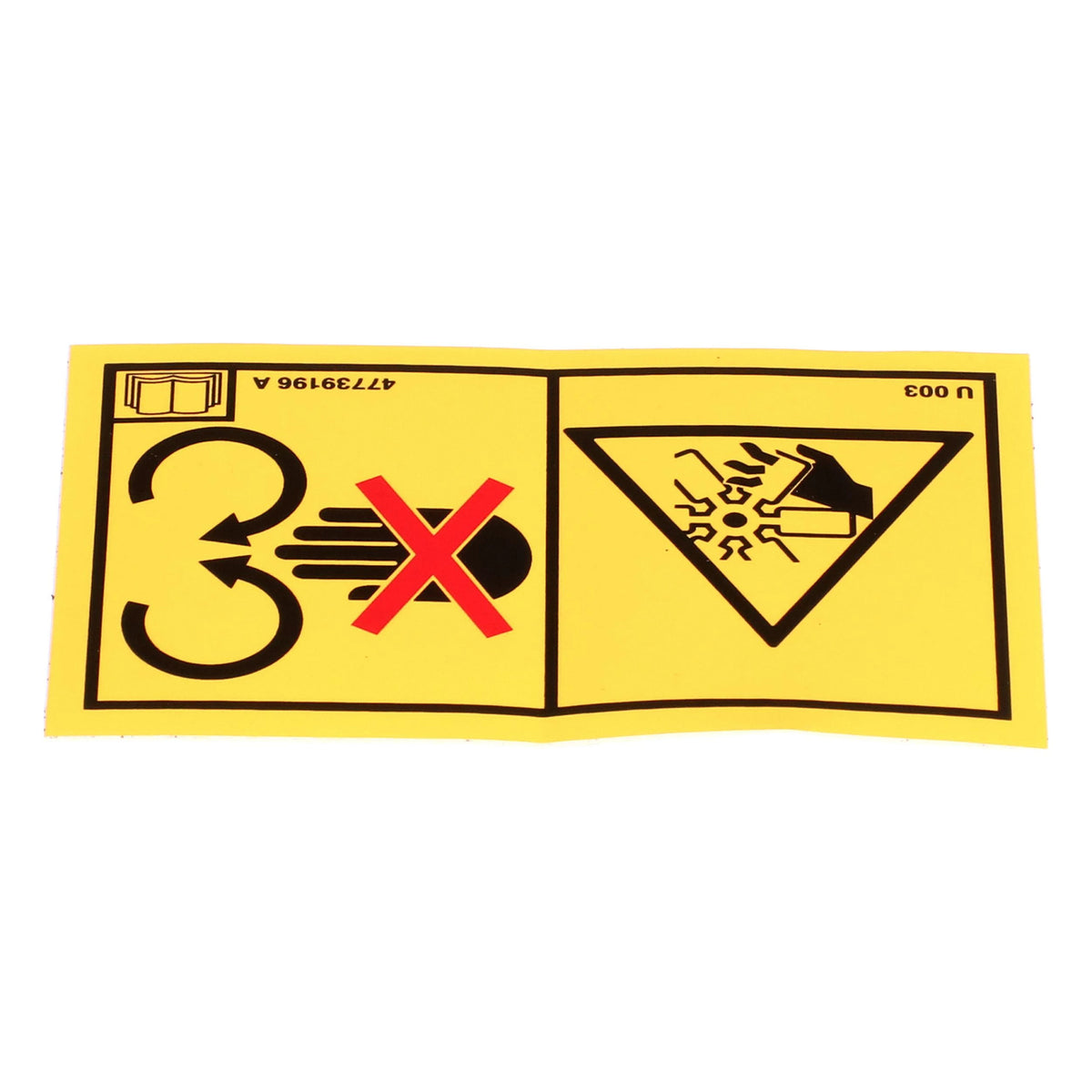 47739196 - OEM CAUTION DECAL - CASE CONSTRUCTION