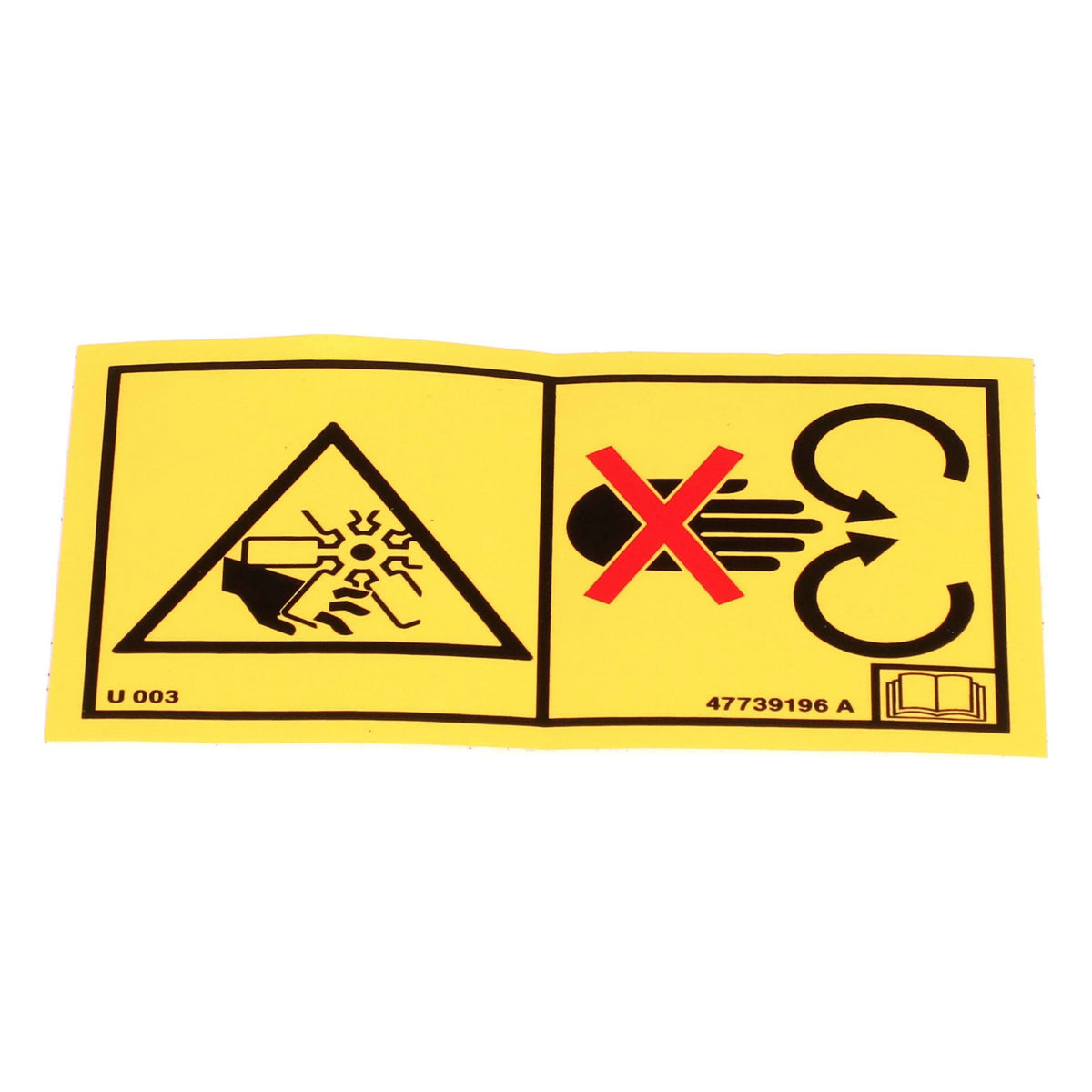 47739196 - OEM CAUTION DECAL - CASE CONSTRUCTION