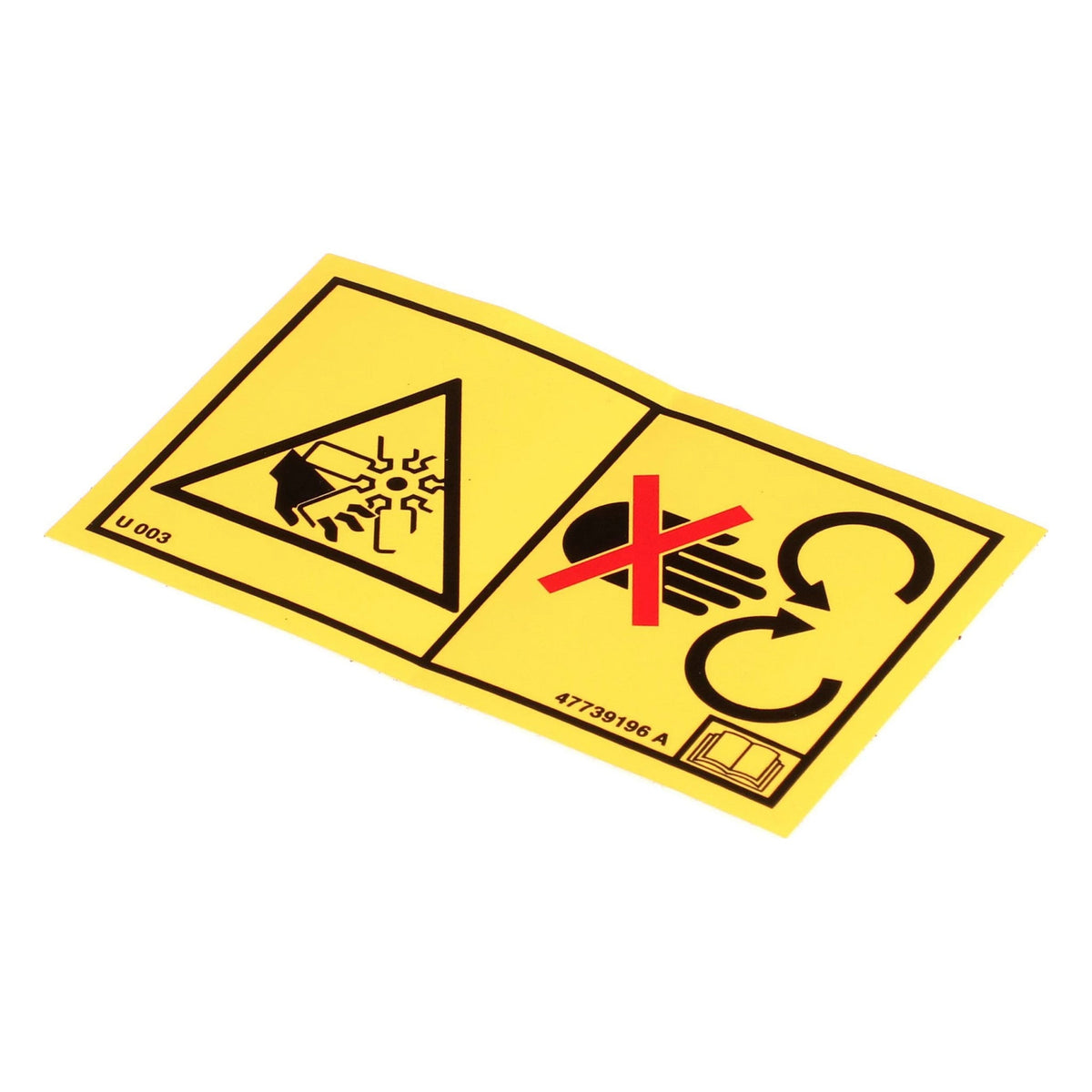 47739196 - OEM CAUTION DECAL - CASE CONSTRUCTION