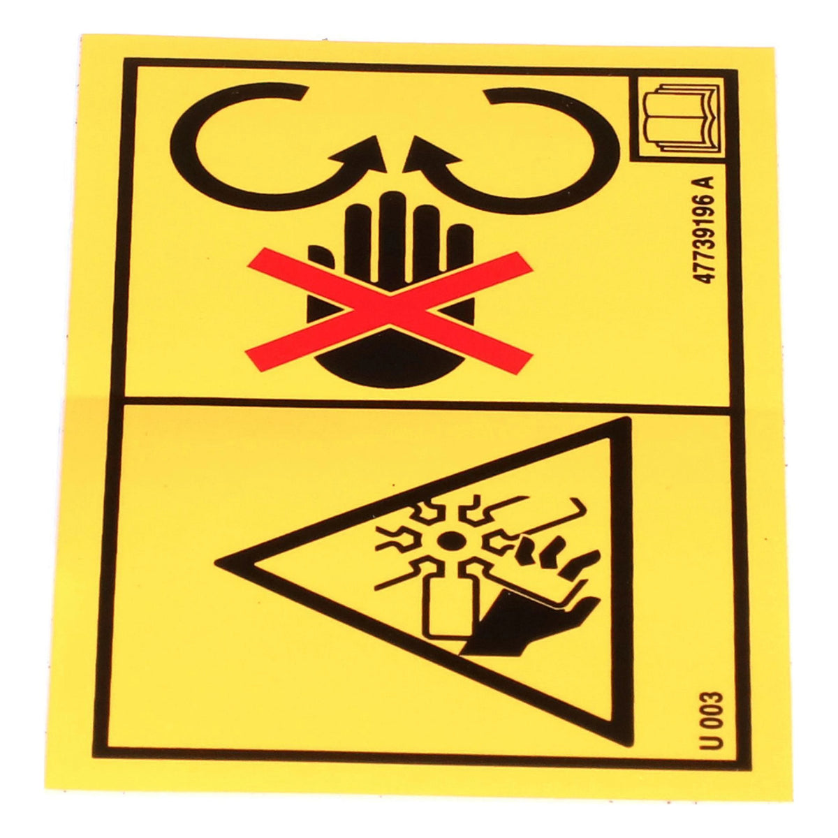 47739196 - OEM CAUTION DECAL - CASE CONSTRUCTION