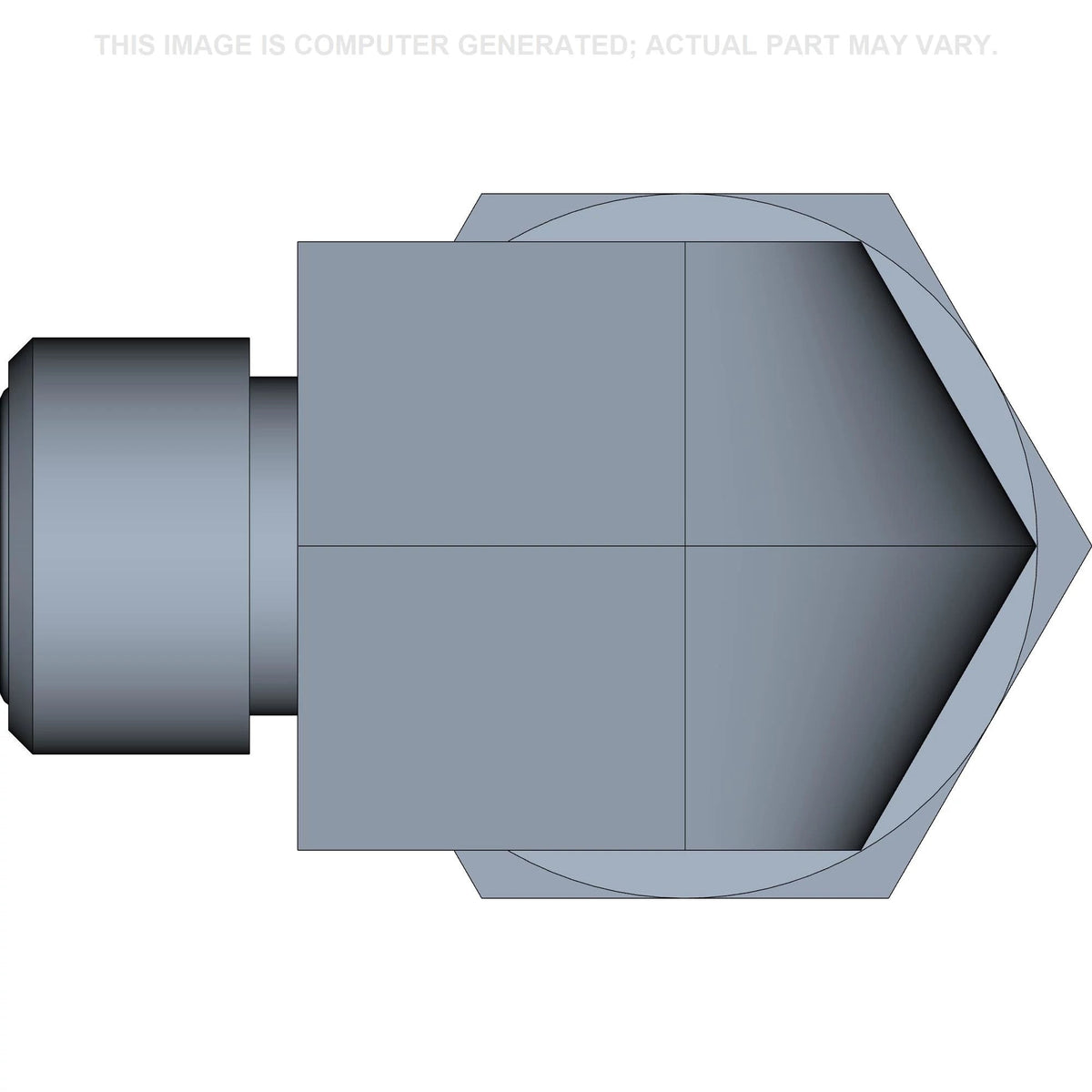47743800 - OEM 90 DEGREE ELBOW - CASE CONSTRUCTION