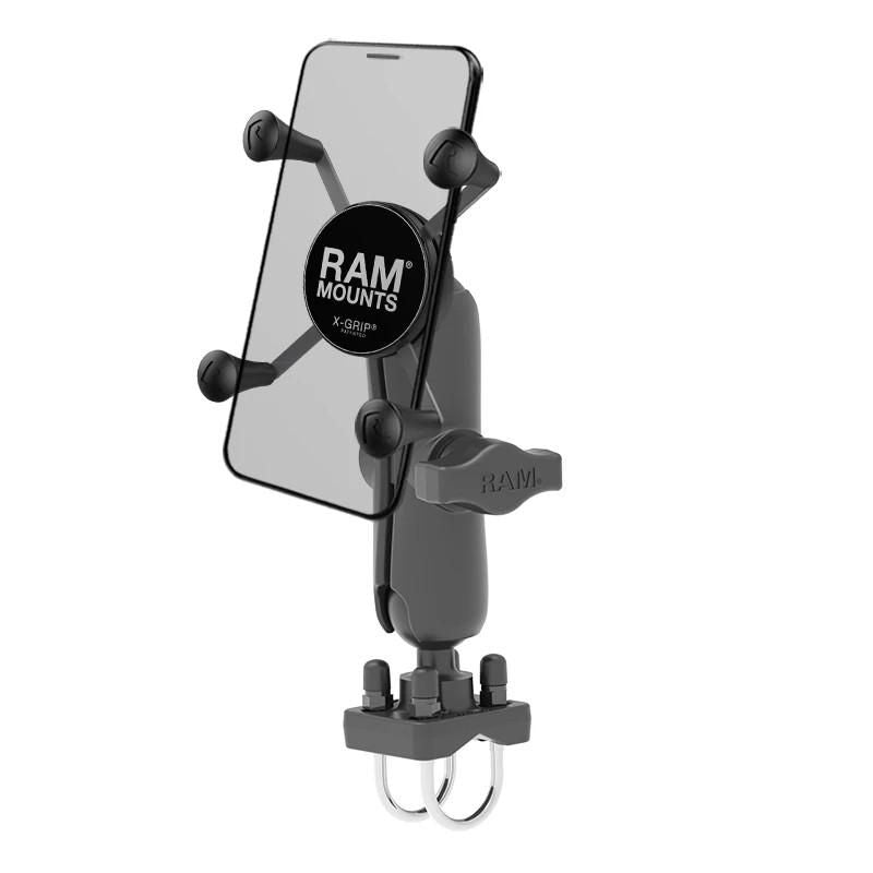 47762523 - OEM RAM XGRIP PHONE MOUNT w/ DOUBLE U-BOLT BASE - CASE CONSTRUCTION