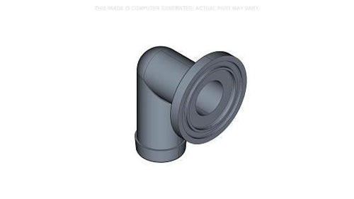 47780622 - OEM DIRECTOVALVE® HOSE BARB FLANGE 50-SERIES 90° X 1" - CASE CONSTRUCTION