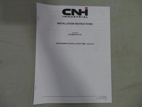 47832306 - OEM INSTRUCTION - CASE CONSTRUCTION