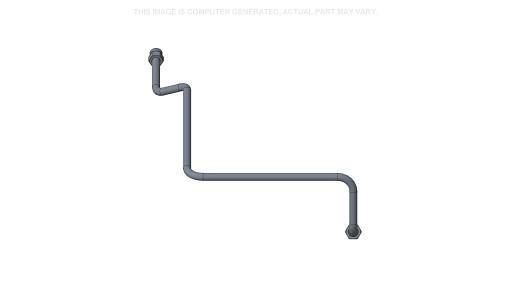 47891201 - OEM HIGH-FLOW LOADER VALVE TUBE TO LIFT ARM PORT A3 - CASE CONSTRUCTION