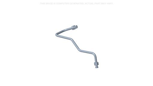47895202 - OEM AUXILIARY HYDRAULIC TUBE TO AUXILIARY MALE COUPLER - CASE CONSTRUCTION