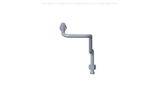 47895202 - OEM AUXILIARY HYDRAULIC TUBE TO AUXILIARY MALE COUPLER - CASE CONSTRUCTION
