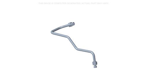 47895202 - OEM AUXILIARY HYDRAULIC TUBE TO AUXILIARY MALE COUPLER - CASE CONSTRUCTION
