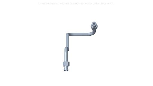 47895202 - OEM AUXILIARY HYDRAULIC TUBE TO AUXILIARY MALE COUPLER - CASE CONSTRUCTION