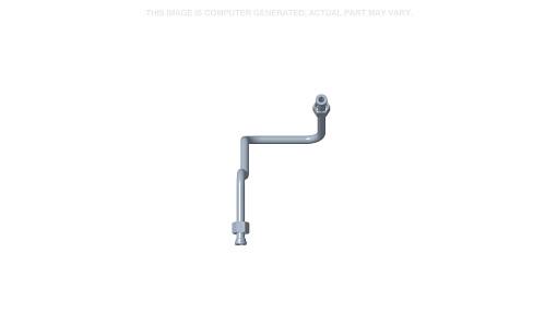 47895204 - OEM AUXILIARY HYDRAULIC TUBE TO AUXILIARY FEMALE COUPLER - CASE CONSTRUCTION