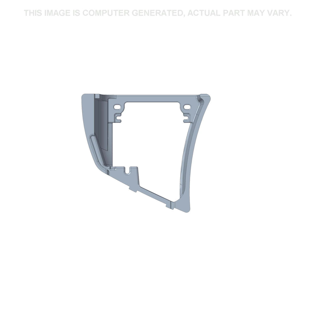 47919150 - OEM LEFT GRAY BUMPER - CASE CONSTRUCTION