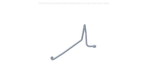 48000458 - OEM 2ND AUXILIARY CONTROL HYDRAULIC TUBE - CASE CONSTRUCTION