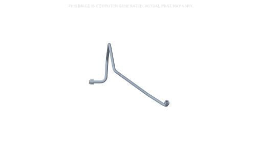 48000458 - OEM 2ND AUXILIARY CONTROL HYDRAULIC TUBE - CASE CONSTRUCTION