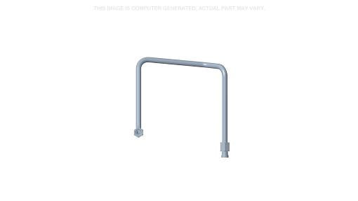 48003980 - OEM 2ND AUXILIARY B HYDRAULIC TUBE - CASE CONSTRUCTION