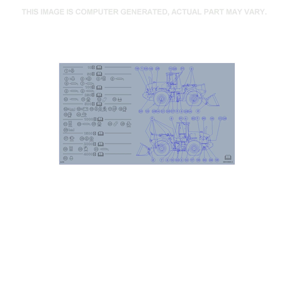 48014399 - OEM DECAL - CASE CONSTRUCTION