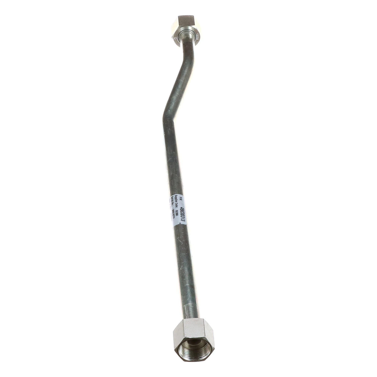 48030313 - OEM BACKHOE VALVE TUBE TO BOOM CYLINDER ROD LINE - CASE CONSTRUCTION