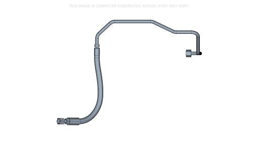 48033286 - OEM RIDE CONTROL TUBE TO TANK - CASE CONSTRUCTION