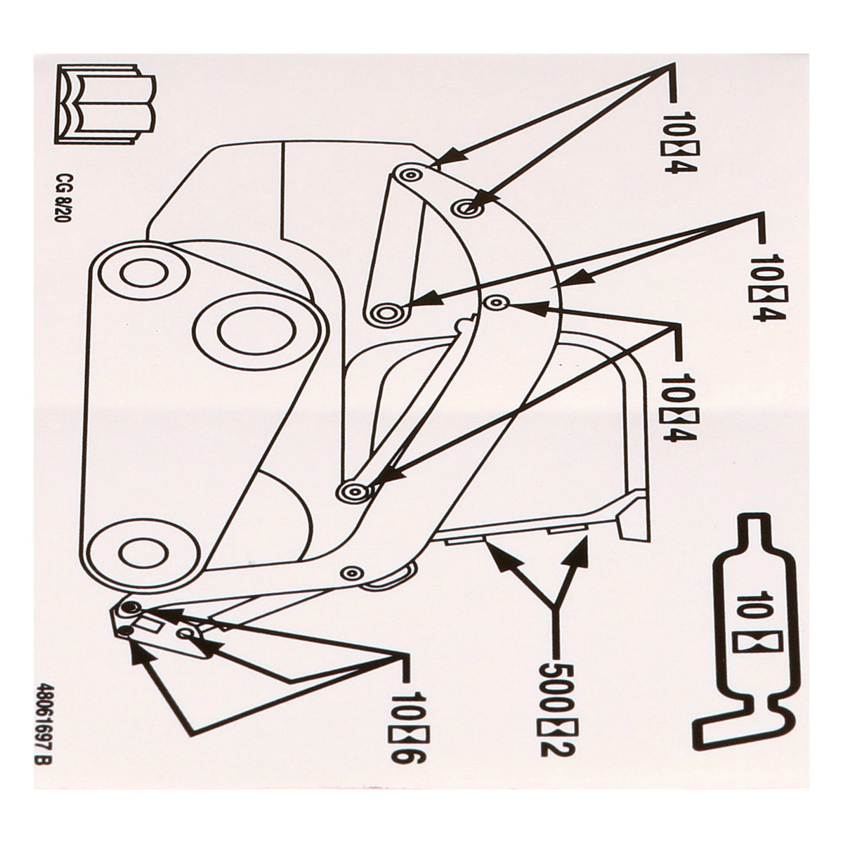 48061697 - OEM DECAL - CASE CONSTRUCTION