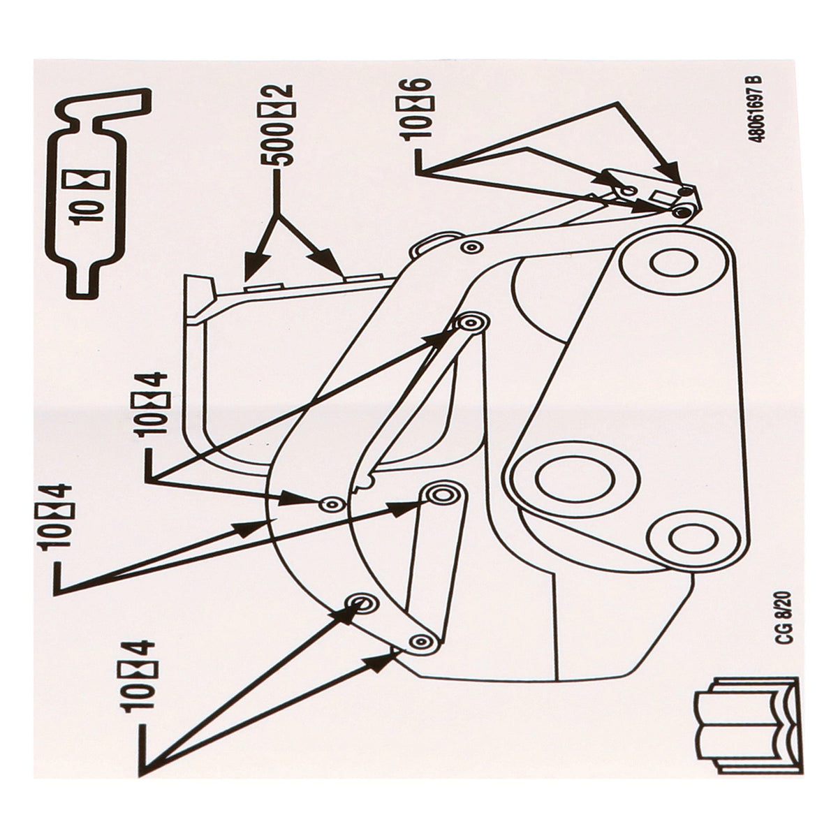 48061697 - OEM DECAL - CASE CONSTRUCTION