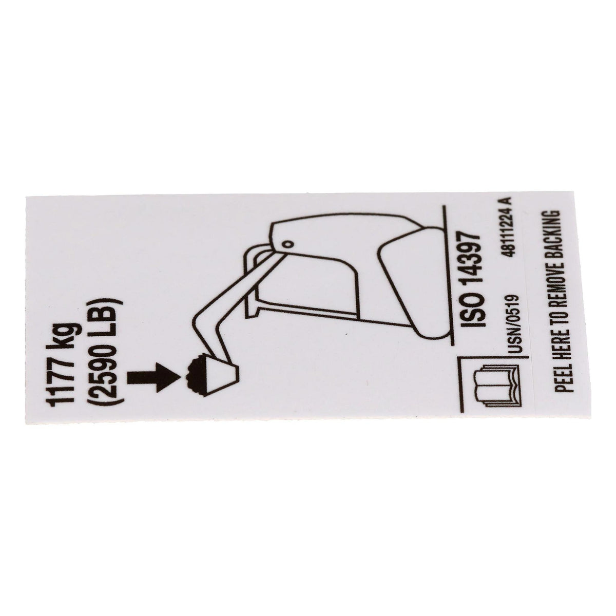 48111224 - OEM OPERATING CAPACITY DECAL - CASE CONSTRUCTION
